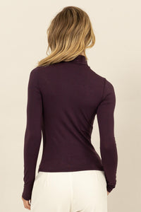 Call Home Turtleneck Plum