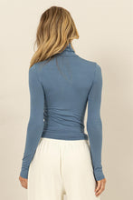 Load image into Gallery viewer, Call Home Turtleneck Gray Blue