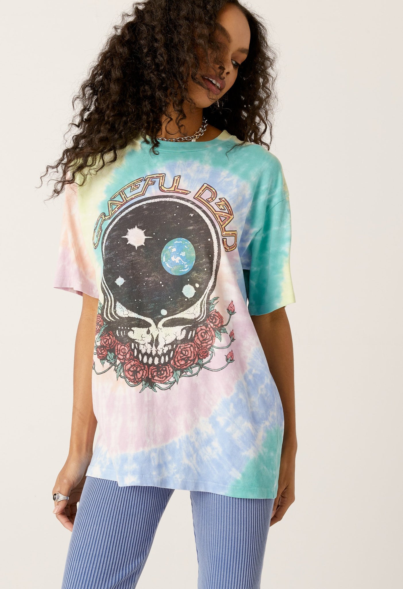 Grateful Dead - Space Your Face Tie Dye T-Shirt